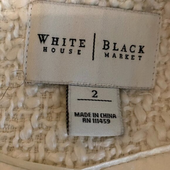 White House Black Market Pea Coat Size 2 - Picture 12 of 14